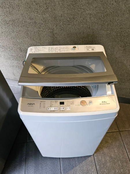 最終値下げ】AQUA 全自動電気洗濯機 2021年製洗濯機 - 洗濯機