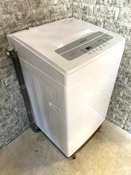 アイリスオーヤマ 全自動洗濯機 IAWｰT502E 2021年製 5.0㎏ - 家電買取 