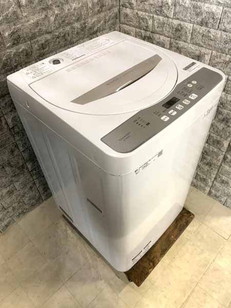 SHARP 全自動電気洗濯機 ES-G55UC-N 2018年製 5.5㎏ - 家電買取査定  