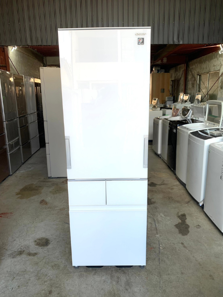 シャープ ノンフロン冷凍冷蔵庫 SJ-GT42E-W 2019年製 415L - 家電買取  