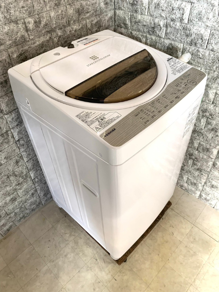 TOSHIBA（東芝） AW-6G5 全自動電気洗濯機 2017年製 6.0㎏ - 家電買取  