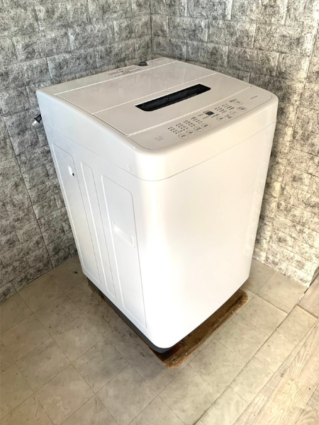 アイリスオーヤマ 全自動洗濯機 IAW-T451-W 2022年製 4.5kg 