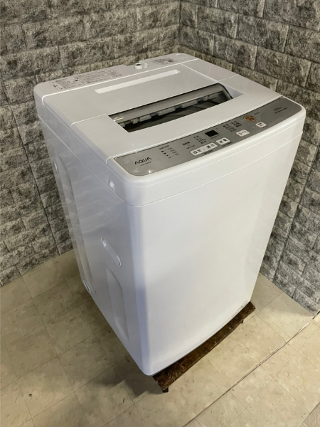 AQUA（アクア） 全自動洗濯機 AQW-S6M 2022年製 洗濯6.0kg - 家電買取  