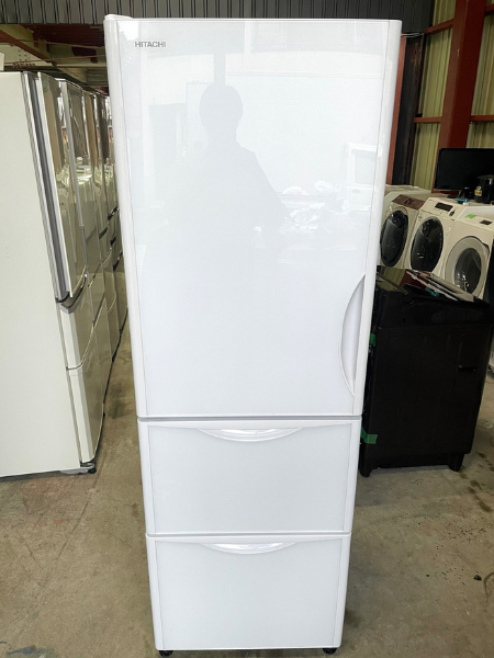 日立（HITACHI） ノンフロン冷凍冷蔵庫 R-S38JVL 2019年製 375L - 家電  
