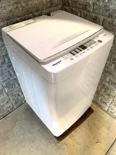 埼玉 志木市 出張買取 ハイセンス 洗濯機 2021年製 【HW-E4504 