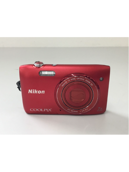 Nikon COOLPIX S3400 レッド 7倍光学ズーム 充電器付き 美品 愛知 半田市