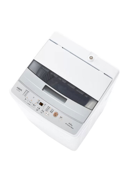 アクア 縦型 洗濯機 AQW-S4P-W 2023年製 4.5kg - 家電買取査定なら株式 