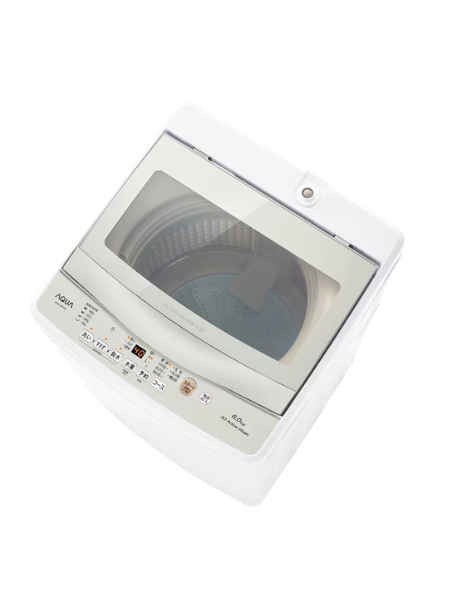 アクア 縦型 洗濯機 AQW-S6P-W 2023年製 6kg - 家電買取査定なら株式 