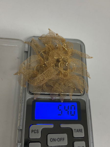 兵庫 加古川市 ウノアエレ K18 メッシュピアス 買取｜5.40g 箱あり - 3