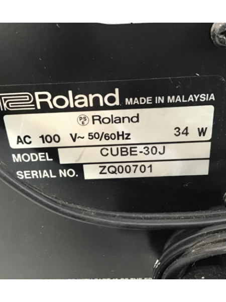 奈良 葛城市 ローランド ギターアンプ 出張買取｜CUBE-30J エレキギター用 - 5