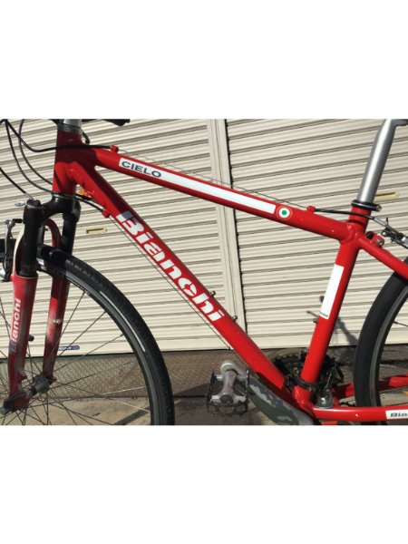 愛知 高浜市 ビアンキ クロスバイク 出張買取｜CIELO 410mm 27速 - 2