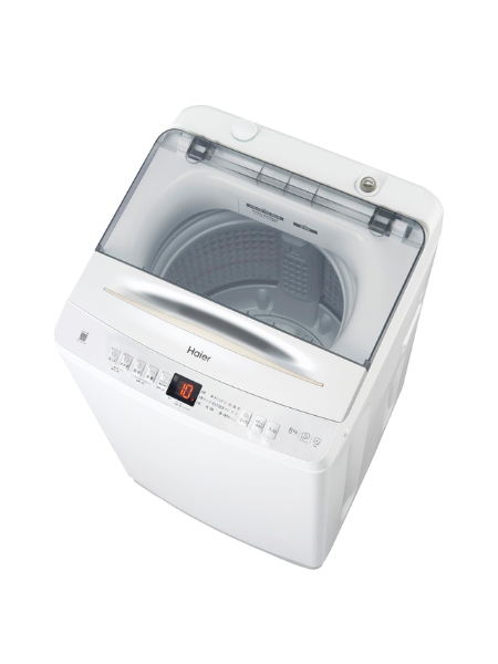 Haier JW-U55B-W 全自動洗濯機 [10分洗濯][しわケア脱水]【洗濯