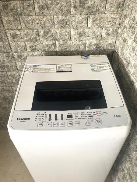 兵庫 三木市 ハイセンス 洗濯機 出張買取 2019年製｜HW-E4502 - 2