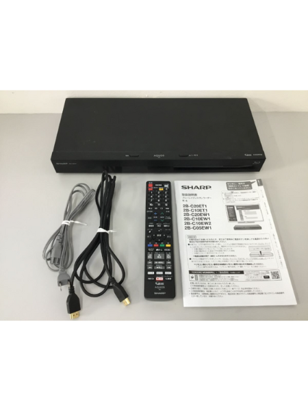 奈良 御所市 シャープ ブルーレイレコーダー 出張買取｜2B-C10EW1 