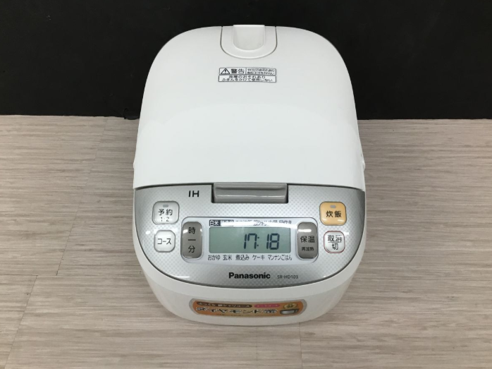 【買取実績】大阪府八尾市 Panasonic（パナソニック）IHジャー炊飯器 5.5合 SR-HD103 - 3