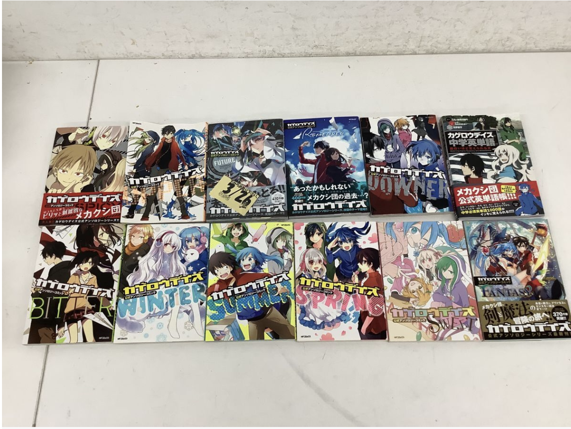 【買取実績】堺市でカゲロウデイズ関連書籍・ファンブック28冊をまとめて査定！ - 3