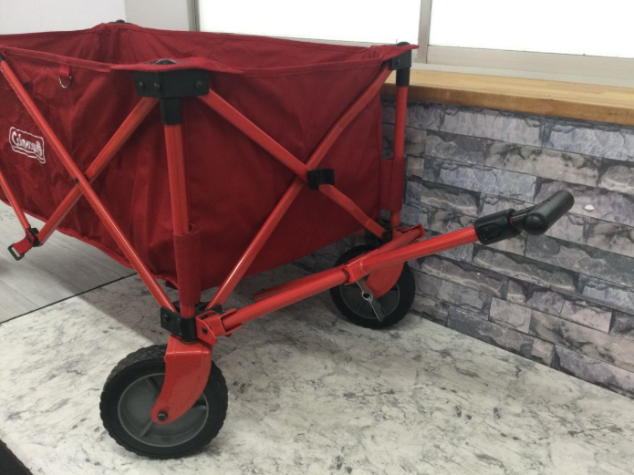 【買取実績】大阪府茨木市 Coleman（コールマン）アウトドアワゴン キャリーワゴン 2000021989 レッド - 2