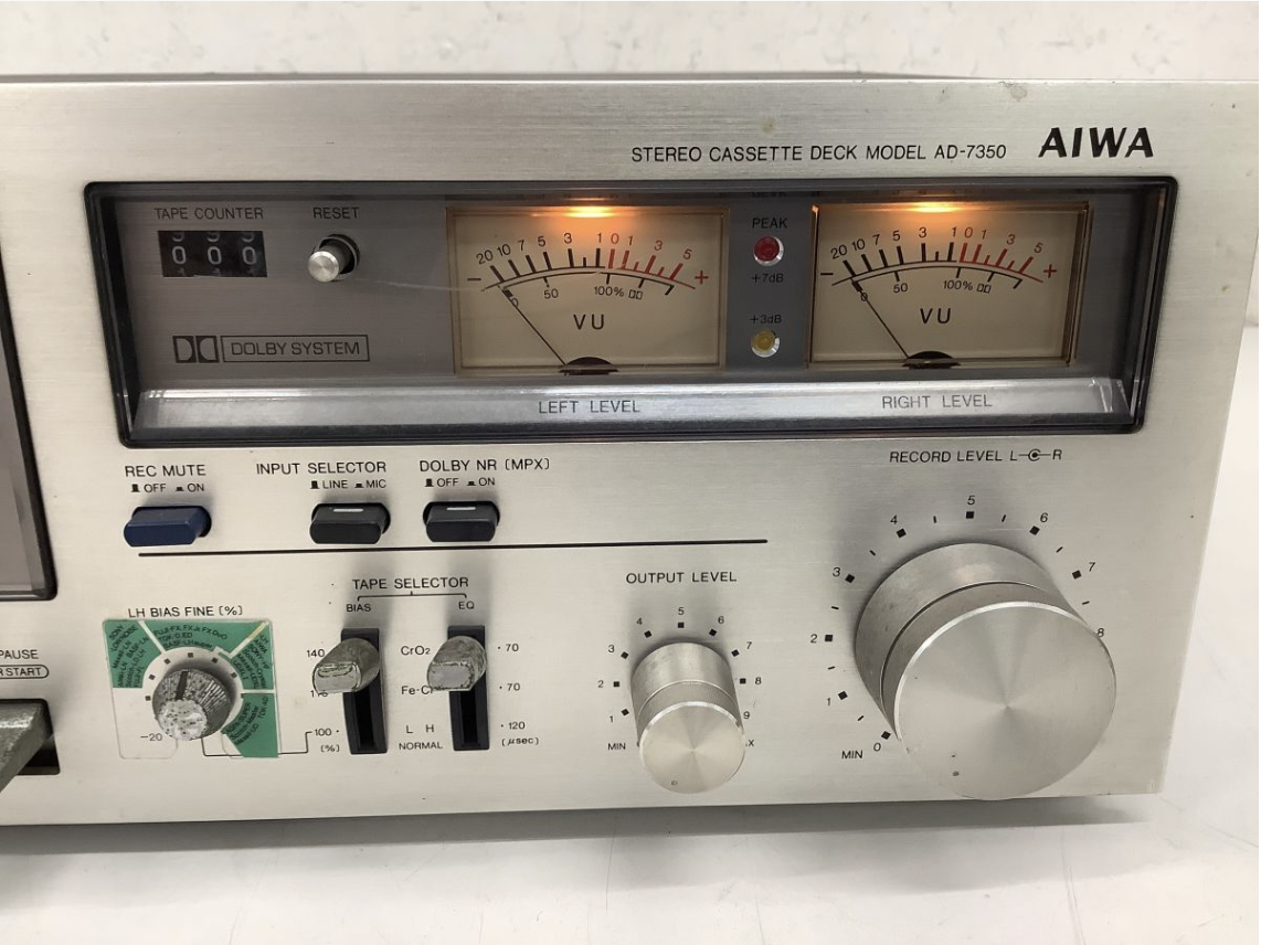 【買取実績】堺市にてAIWA（アイワ）AD-7350 ステレオカセットデッキをお買取しました！ - 2
