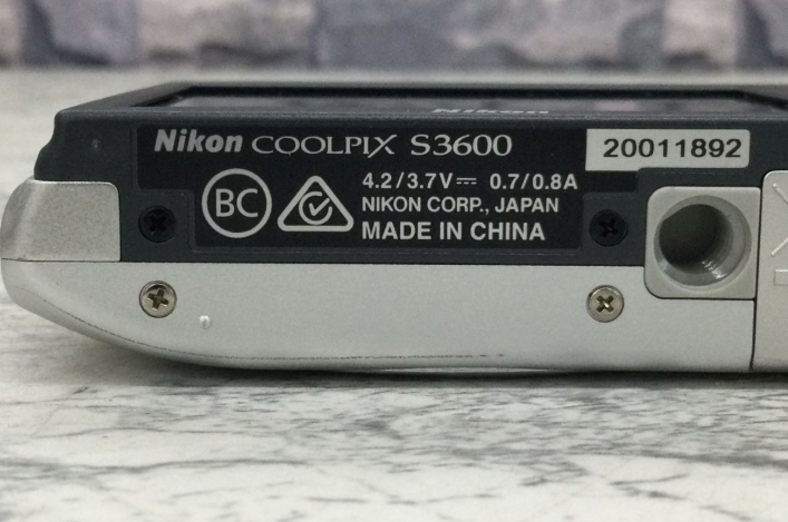 【買取実績】大阪府茨木市 NIKON（ニコン）COOLPIX（クールピクス）S3600 コンパクトデジタルカメラ シルバー - 5