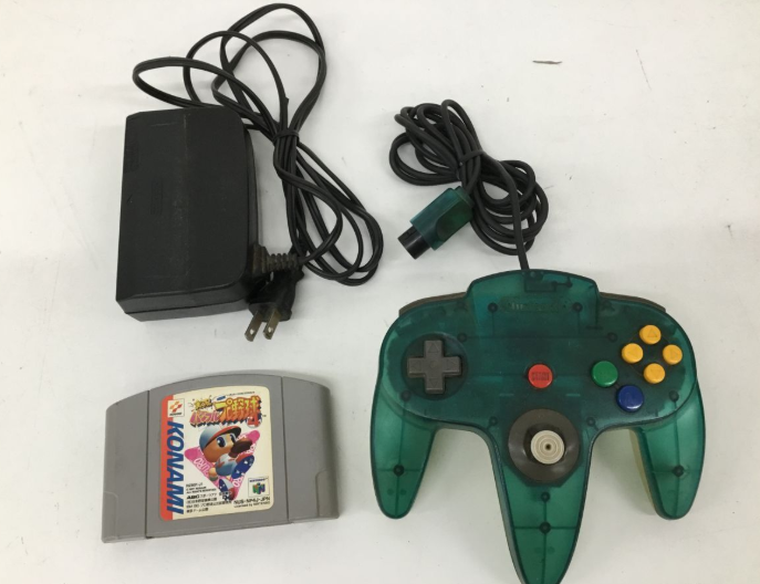 【買取実績】大阪府高槻市 Nintendo（任天堂）ニンテンドー64 本体 NUS-001 クリアブルー / ソフト「実況パワフルプロ野球4」セット - 5