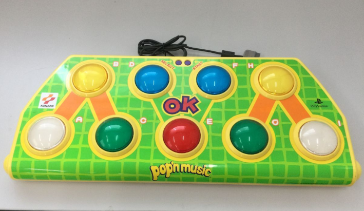 【毎日値下げ】ポップンミュージックコントローラー コンパクトモデル KONAMI サイズも価格もコンパクト！「pop'n music 専用コントローラ