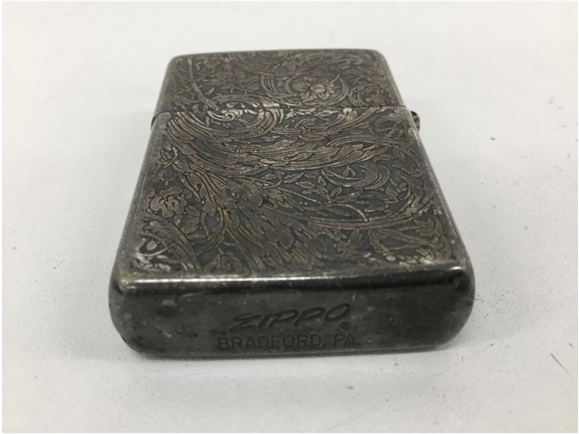 【買取実績】『ZIPPO ジッポライター FOR BEST RESULTS Ⅶ シルバー 彫刻デザイン』をお買取しました！ - 3