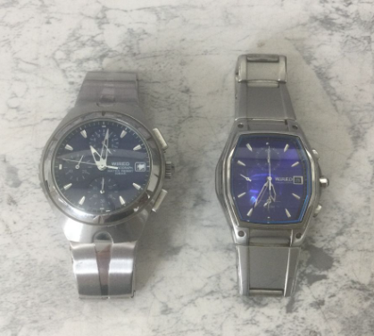 【買取実績】大阪府交野市 SEIKO（セイコー）WIRED・ALBA クロノグラフ腕時計 2本まとめ V657-0A30／7T62-0BA0 - 2