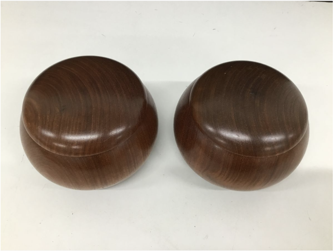 【買取実績】蛤碁石 那智黒石 碁石セット / 木製碁笥付き ボードゲーム用品 - 2