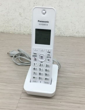 【買取実績】大阪府泉佐野市 Panasonic（パナソニック）コードレス電話機 VE-GD27-W／子機 KX-FKD405-W ホワイト 取扱説明書付き - 3