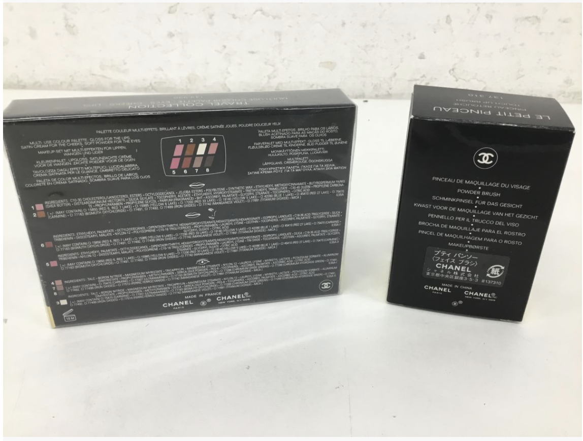 【買取実績】【未使用保管品】CHANEL シャネル TRAVEL COLLECTION メイクアップパレット / LE PETIT PINCEAU フェイスブラシ - 2