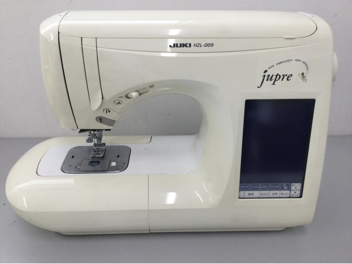 【買取実績】JUKI（ジューキ）jupre（ジュプレ）HZL-009S 家庭用電動ミシン / 刺しゅう機 EM-2 セット 取扱説明書付き - 2