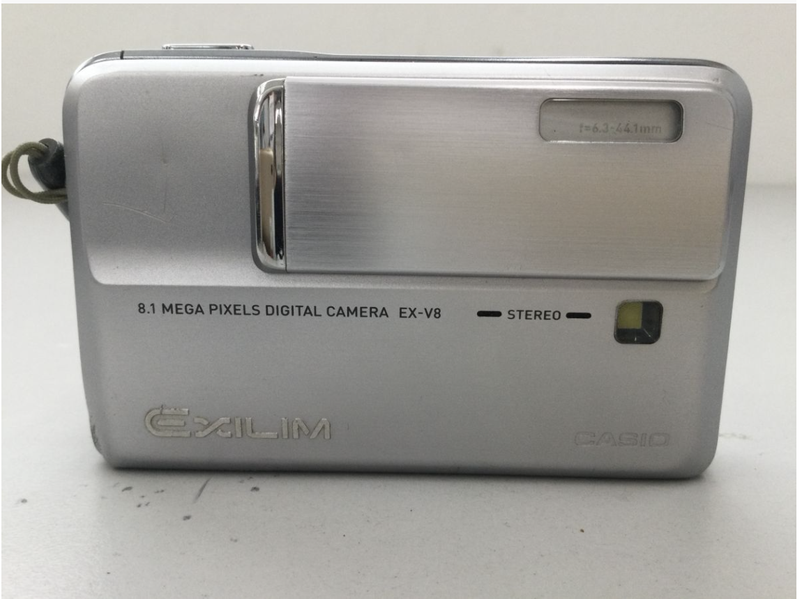 【買取実績】CASIO（カシオ）EXILIM（エクシリム）EX-V8 コンパクトデジタルカメラ シルバー / 取扱説明書付き - 2