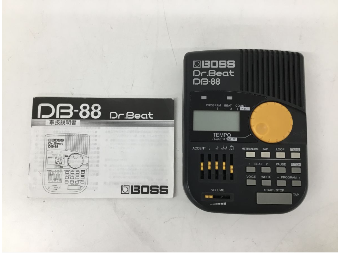 【買取実績】BOSS（ボス）Dr. Beat DB-88  電子メトロノーム / リズムマシン / 取扱説明書付き-1