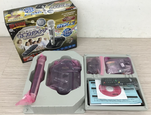 【買取実績】東京都府中市 オン・ステージ（On Stage）家庭用カラオケ機器 PK-122WT（未使用保管品／ワイヤレスマイク付き／120曲内蔵） - 2