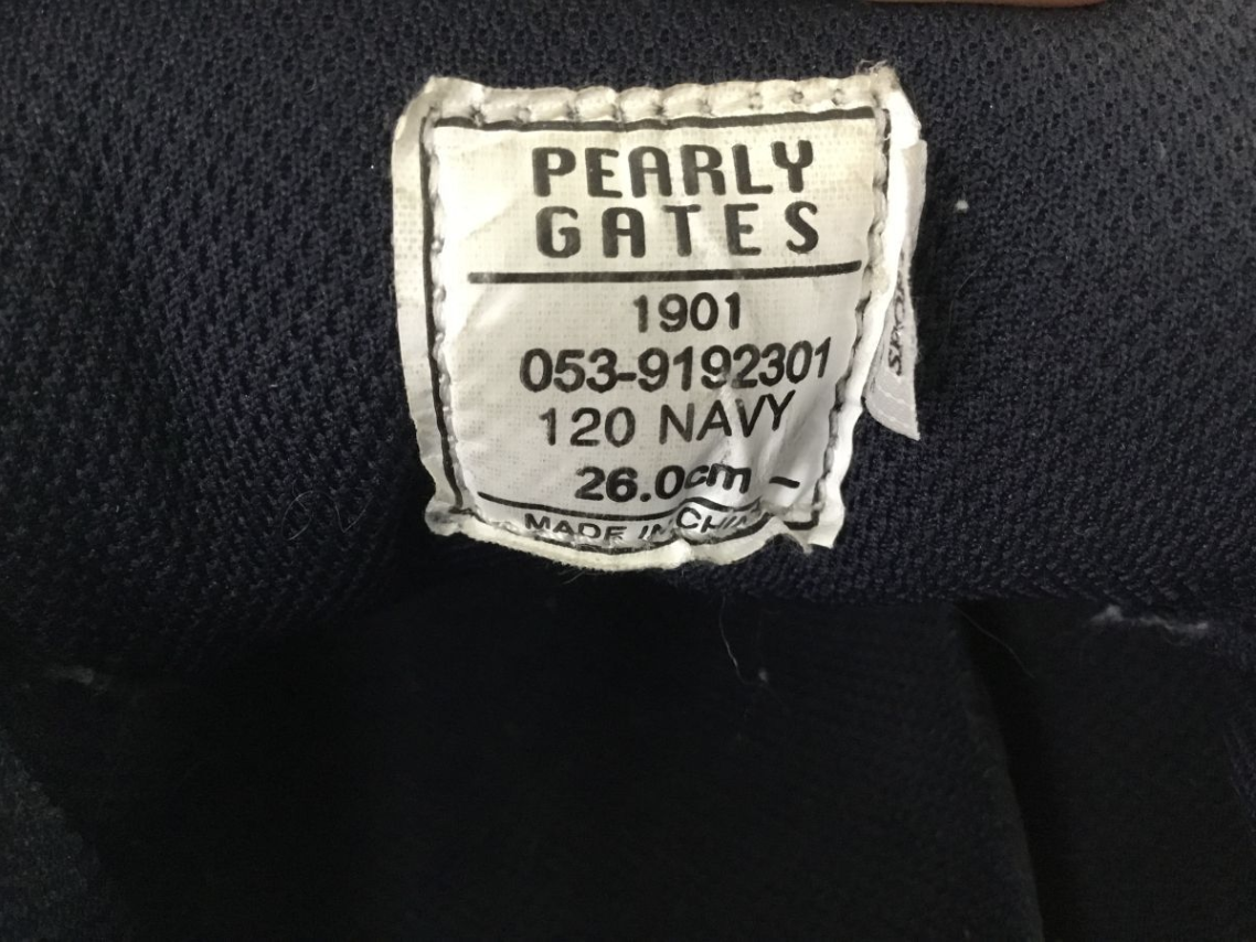 【買取実績】PEARLY GATES（パーリーゲイツ）  ゴルフシューズ 053-9192301 / ブラック系 26.0cm / シューズケース付き メンズ - 3