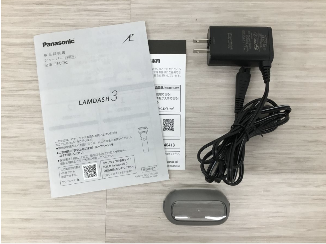 【買取実績】Panasonic（パナソニック）  LAMDASH（ラムダッシュ）電動シェーバー ES-LT2C-W / 取扱説明書・元箱付き - 4