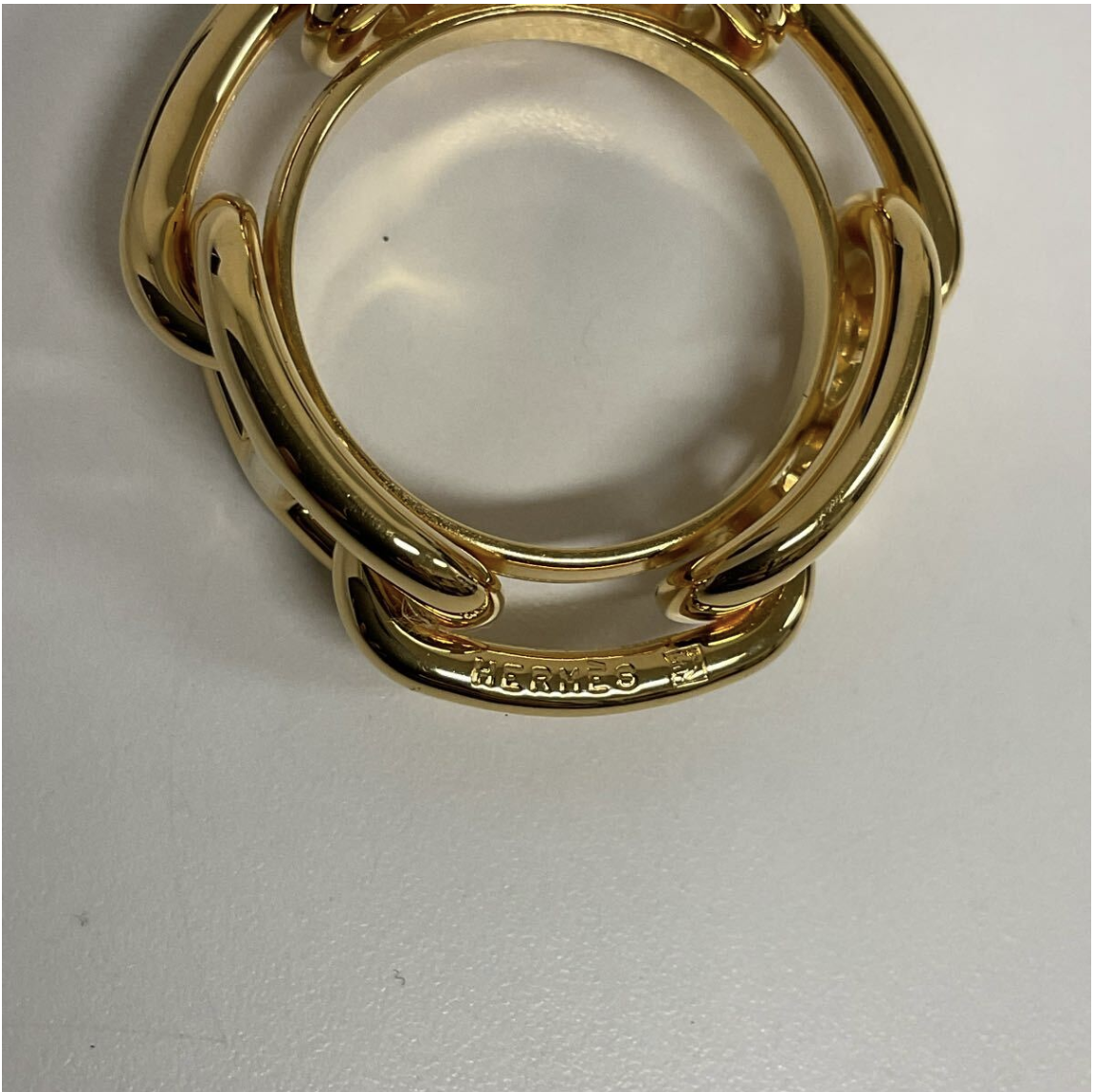 【買取実績】HERMES（エルメス）  シェーヌダンクル スカーフリング / ゴールドカラー / アクセサリー - 3