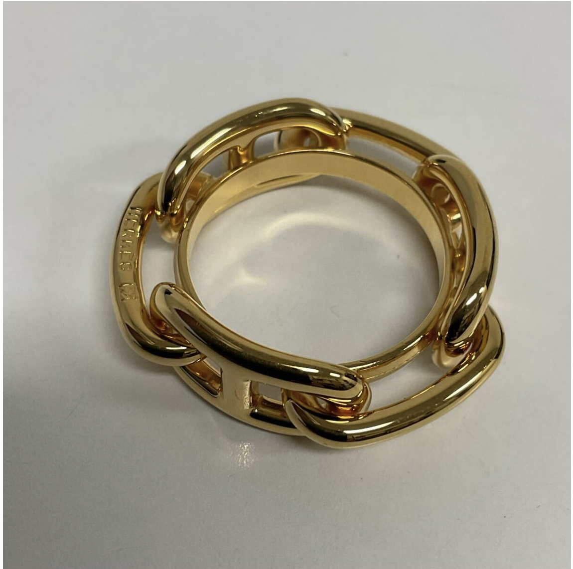 【買取実績】HERMES（エルメス）  シェーヌダンクル スカーフリング / ゴールドカラー / アクセサリー - 2