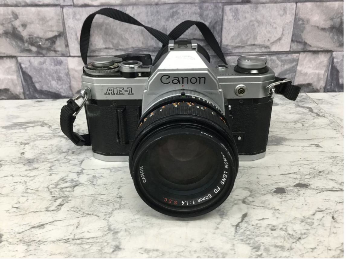 【買取実績】Canon（キヤノン）AE-1  一眼レフ フィルムカメラ / FD 50mm 1:1.4 S.S.C. レンズ付き / 他レンズセット - 2