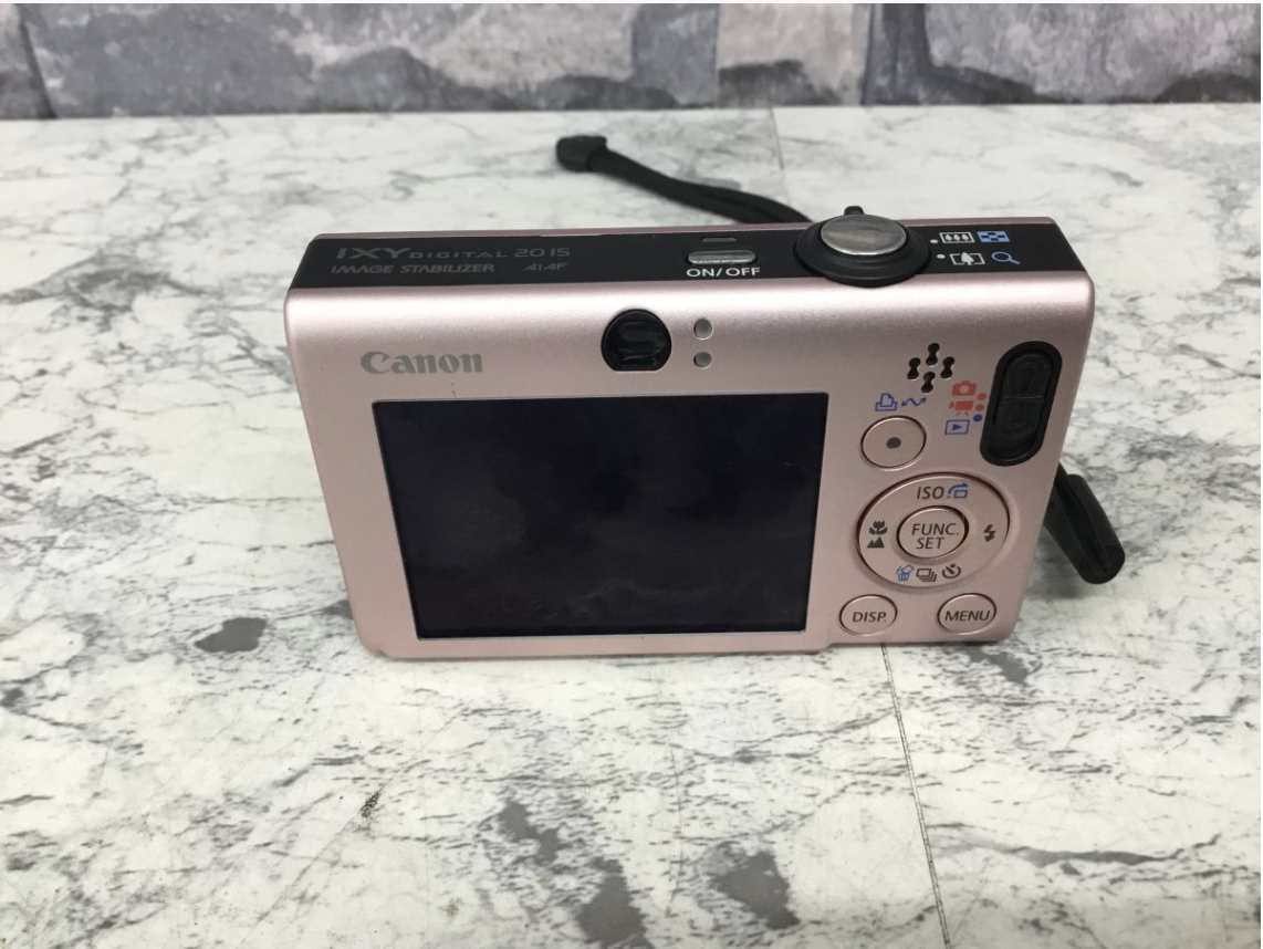 【買取実績】Canon（キヤノン）IXY DIGITAL 20 PC1271  ピンク / 8.0MEGA PIXELS / 光学3倍ズーム / 手ブレ補正（IS）搭載 コンパクトデジタルカメラ - 2