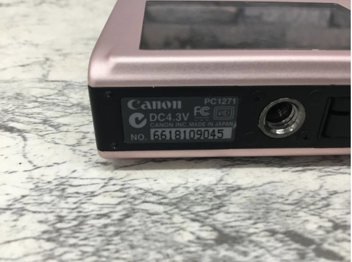 【買取実績】Canon（キヤノン）IXY DIGITAL 20 PC1271  ピンク / 8.0MEGA PIXELS / 光学3倍ズーム / 手ブレ補正（IS）搭載 コンパクトデジタルカメラ - 3