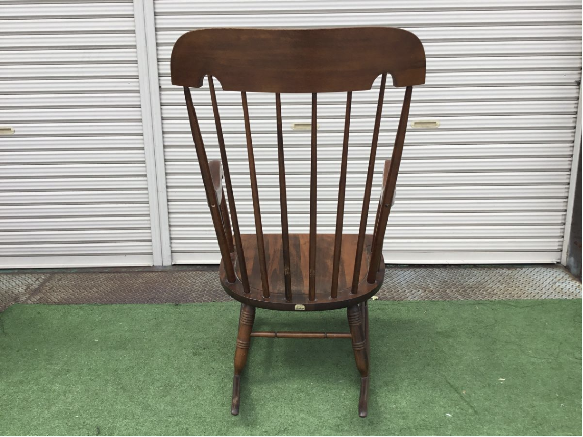 【買取実績】HSK 飛騨産業（キツツキ）穂高シリーズ  ロッキングチェア C-63 / ヴィンテージ / アンティーク / レトロ家具 - 3