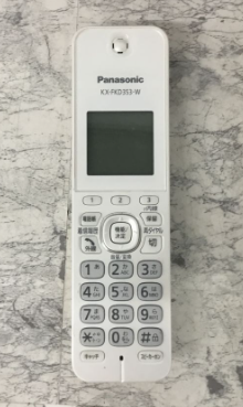 【買取実績】東京都東久留米市 Panasonic（パナソニック）コードレス電話機 VE-GD72-W／KX-FKD353-W（親機・子機）＋子機 KX-FKD506-W（ホワイト／通電確認済） - 3