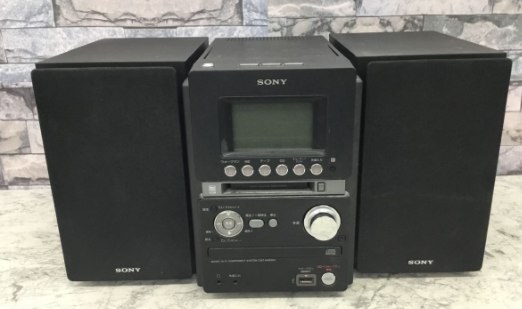 【買取実績】東京都東久留米市 SONY（ソニー）ミニコンポ HCD-M35WM（COMPACT DISC DECK RECEIVER／2008年製／スピーカー SS-CM35／リモコン付） - 2