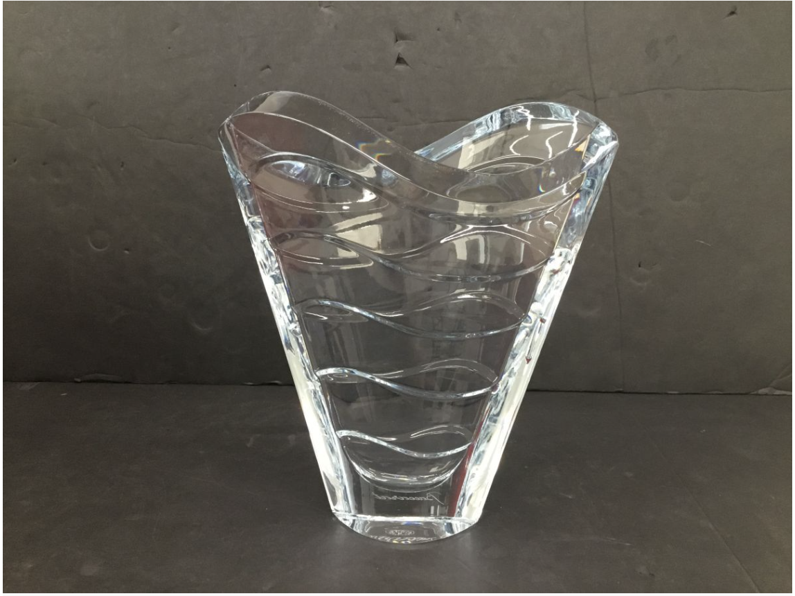 【買取実績】Baccarat（バカラ）WAVE（ウェーブ）フラワーベース 花瓶 クリスタルガラス 取扱説明書・元箱付き - 2