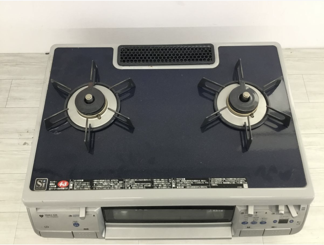 【買取実績】大阪ガス × Rinnai（リンナイ）ガスコンロ ガステーブル RTS-S630VCTS-L/110-R350 2009年製 - 2