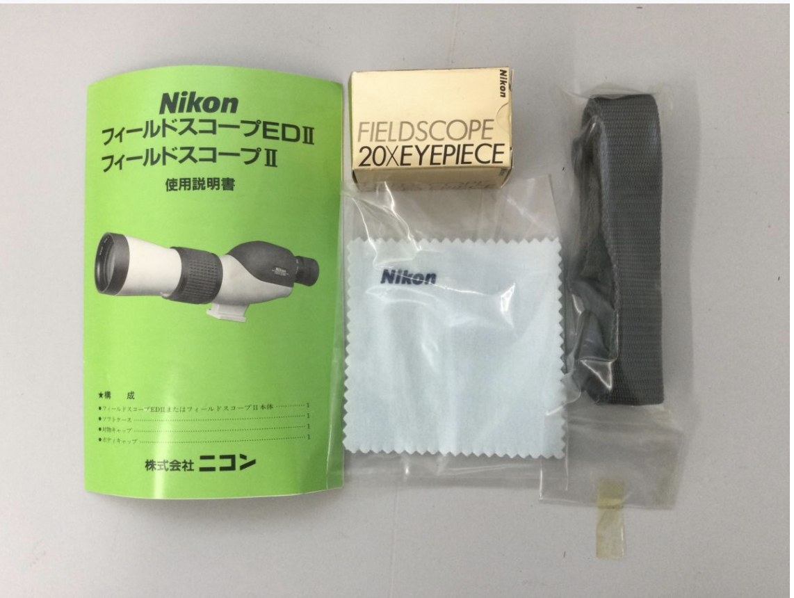 【練馬区 買取実績】Nikon（ニコン）FIELD SCOPE フィールドスコープ EDⅡ D=60P 単眼鏡 ソフトケース・取説・元箱付きをお買取しました｜光学機器・双眼鏡高価買取ならカイトル - 3