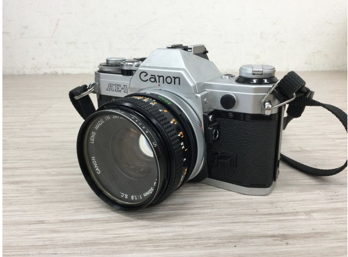 【荒川区 買取実績】Canon（キャノン）AE-1 FD 50mm 1:1.8 S.C. フィルム一眼レフカメラをお買取しました｜フィルムカメラ・一眼レフ高価買取ならカイトル - 2