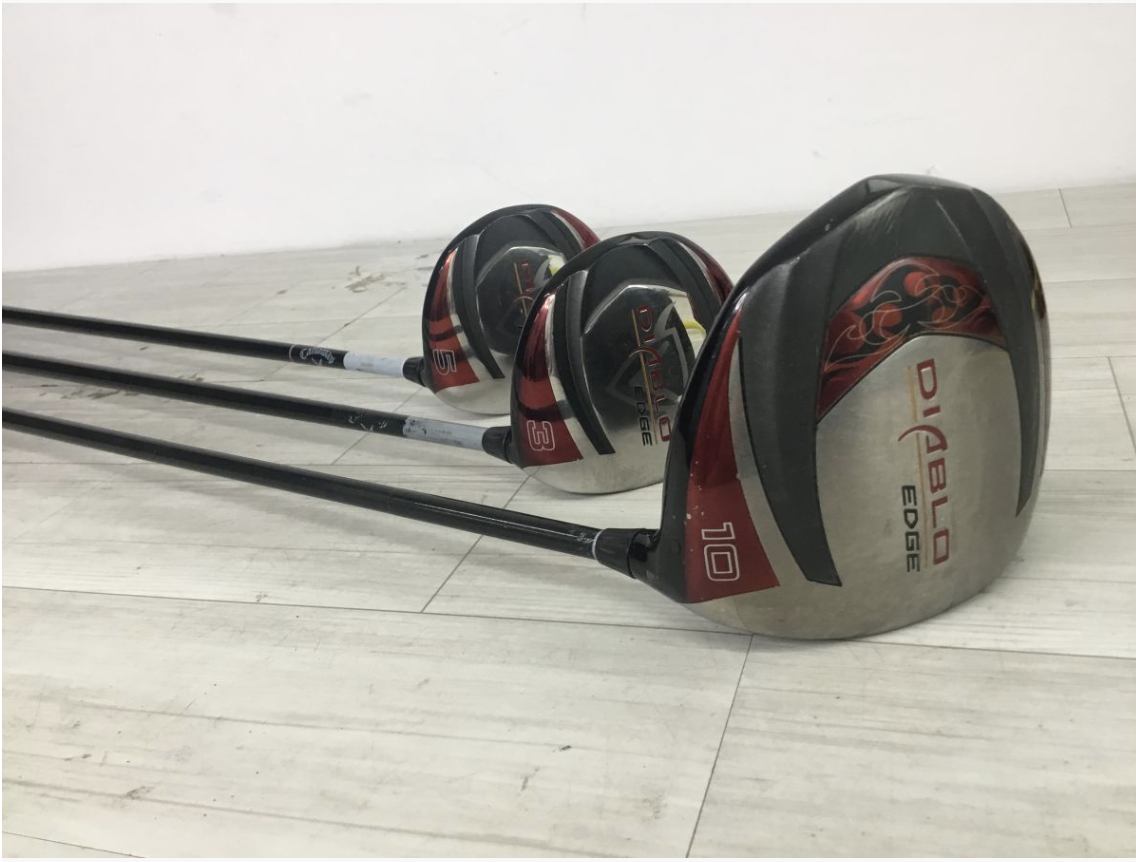 【荒川区 買取実績】Callaway（キャロウェイ）DIABLO EDGE ドライバー＆フェアウェイウッド 3本セット（中古品）をお買取しました｜ゴルフクラブ高価買取ならカイトル - 2