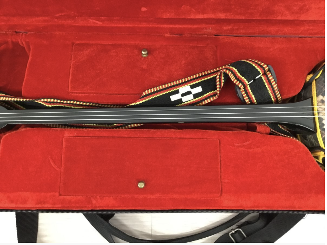 【台東区 買取実績】沖縄三線 蛇柄 三味線 ケース付き（中古品）をお買取しました｜和楽器・民族楽器高価買取ならカイトル - 3